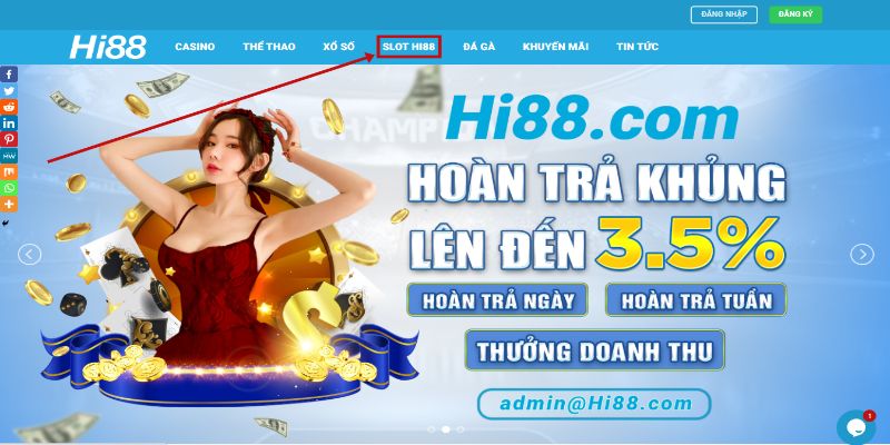 Giới thiệu sảnh slots Hi88 hấp dẫn nhất